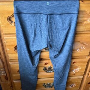 lululemon athletica Heathered Dark Gray Leggings